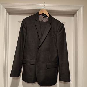 Perry Ellis Black Slim Fit Suit